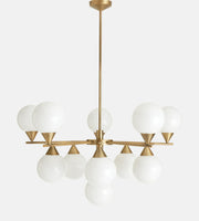 Spindle Glass Chandelier 35.4