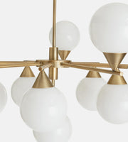 Spindle Glass Chandelier 35.4