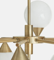 Spindle Glass Chandelier 35.4