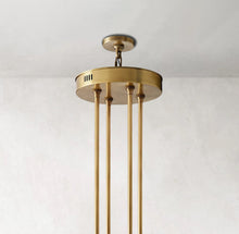 Load image into Gallery viewer, Arcachones Led Round Two-tier Chandelier 60&quot;
