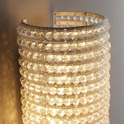 Halo Clear Crystal Beads Wall Sconce 21