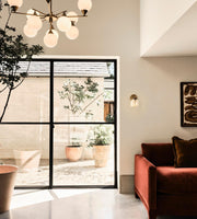 Spindle Glass Chandelier 35.4