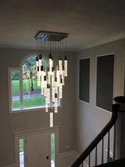 Aria Light Luxury Glacier Bubble Crystsal Chandelier