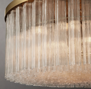 Cielo Glass Tube  Round Chandelier 60