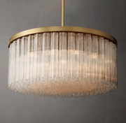Cielo Glass Tube  Round Chandelier 60