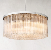 Cielo Glass Tube  Round Chandelier 60