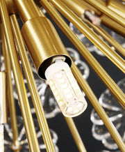 K9 Crystal Dandelion Petal Metals Desk Lamp