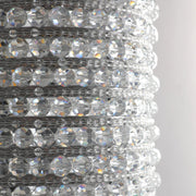 Halo Clear Crystal Beads Wall Sconce 21