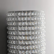 Halo Clear Crystal Beads Wall Sconce 36