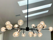 Boule De Cristal Clear Glass Ball Modern Round Chandelier Light 48