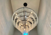 Marignans Tiered Round K9 Crystal Chandelier Light