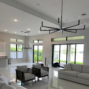 Thaddeus Round Chandelier 72'', Contemporary Chandelier Bedroom