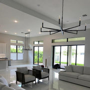 Thaddeus Round Chandelier 60'', Contemporary Chandelier Bedroom