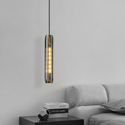 Postmodern Ashtray Crystal Tube Pendant 15