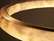Halima Alabaster Halo Chandelier 36'' 48''D