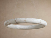 Halima Alabaster Halo Chandelier 36'' 48''D