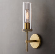 Lambeths Knurled Short Style Grand Wall Sconce 14
