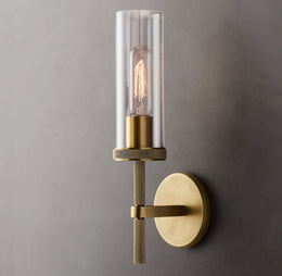 Lambeths Knurled Short Style Grand Wall Sconce 14