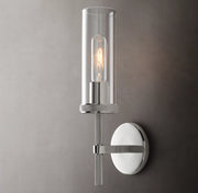 Lambeths Knurled Short Style Grand Wall Sconce 14