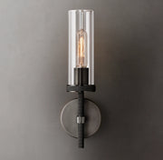 Lambeths Knurled Short Style Grand Wall Sconce 14