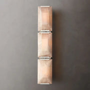 Harlowe Translucent Modern Calcite Triple Wall Sconce