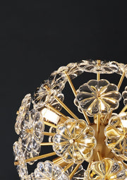 K9 Crystal Dandelion Petal Metals Desk Lamp