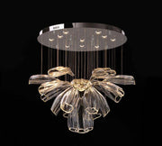 Glass Lotus Chandelier