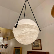 Rosie Alabaster Globe Pendant Light 10/20