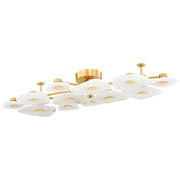 Alabaster 12 Lights Surface Ceiling Light