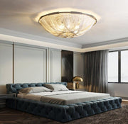 Alisa Luxury Aluminum Chain Tassel Flushmounts