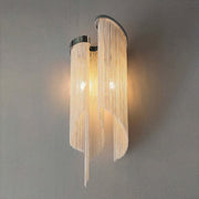 Aluminum Fiona Chain Tassel Wall Sconce