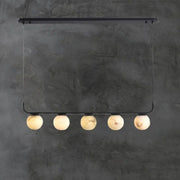 Alabaster Global Linear Chandelier 10.2