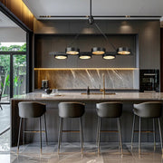 Aster Linear Brass Chandelier