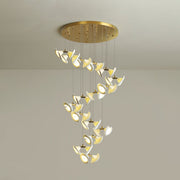 Blossom Double Horn Chandelier