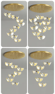 Blossom Double Horn Chandelier