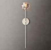 Boule De Crystal Ball Clear/Smoke Wall Sconce H9