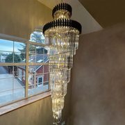 Bourbons Multi-layer Crystal Chandelier