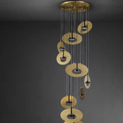 Dayan Modern Brass Chandelier