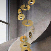 Dayan Modern Brass Chandelier