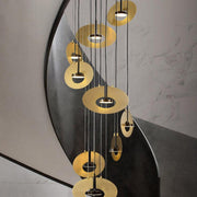 Dayan Modern Brass Chandelier