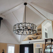 Harlowe Crystal Round Chandelier Light 31