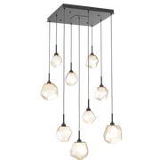 Art Twisted Square Chandelier