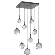 Art Twisted Square Chandelier