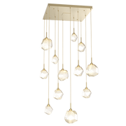 Art Twisted Square Chandelier