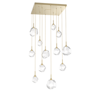 Art Twisted Square Chandelier