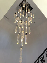Aria Light Luxury Glacier Bubble Crystsal Chandelier