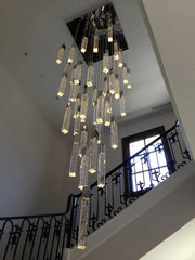 Aria Light Luxury Glacier Bubble Crystsal Chandelier