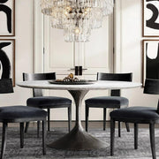 Marignans Tiered Round Glass Chandelier, Hanging Restaurant Dinning Chandelier Light