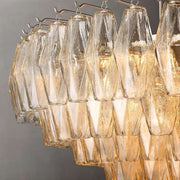 Chiaray Glass Multi-Tier Round Chandelier 47