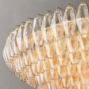 Chiaray Glass Multi-Tier Round Chandelier 61